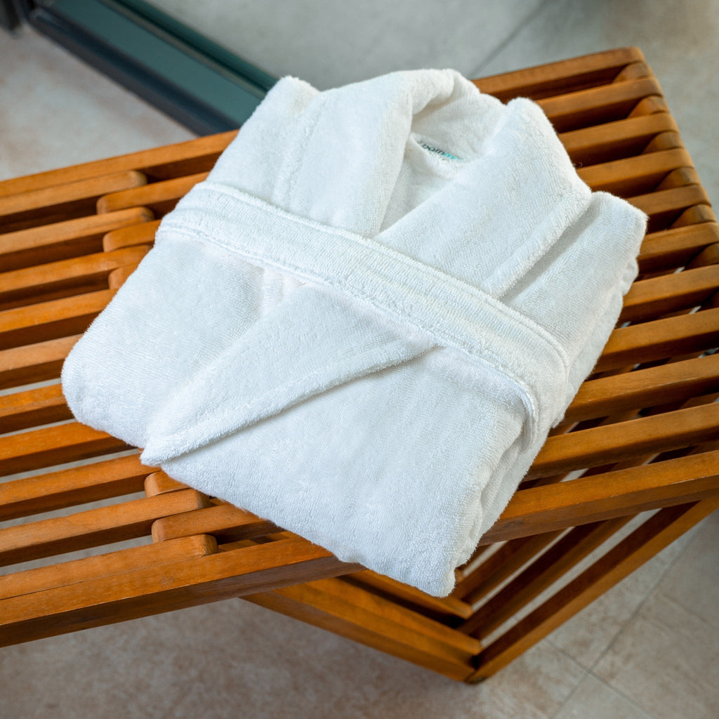 Organic Cotton Bathrobe and Slipper Gift Set