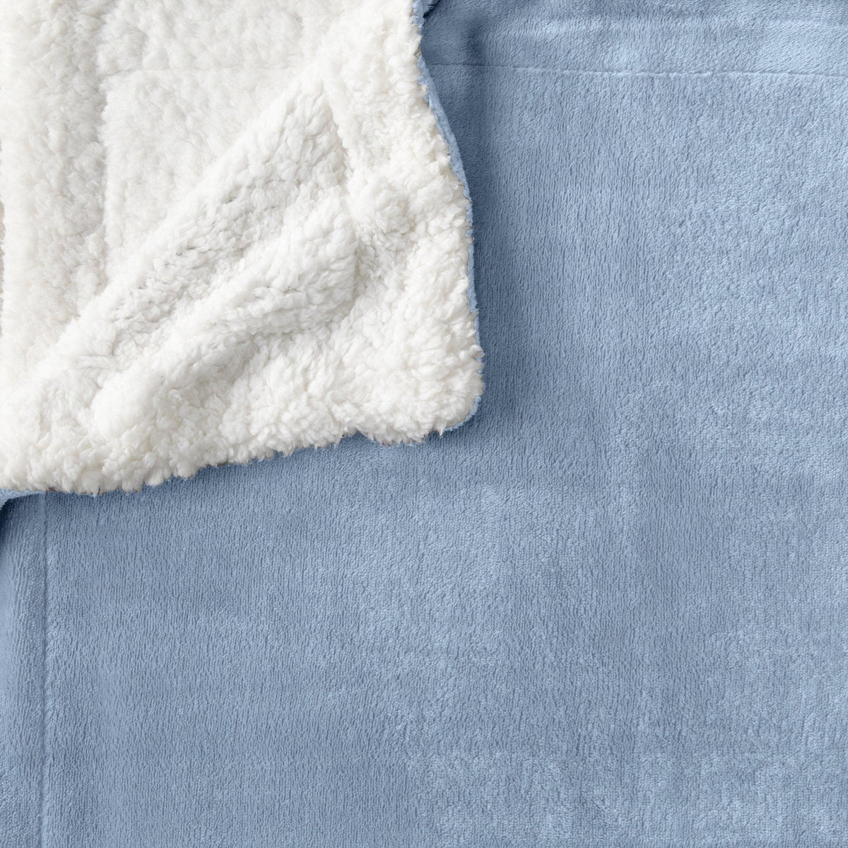 Velvet Plush Sherpa Bed Blanket, Kinsley Collection