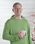Men's Matching Family Christmas Pajamas, Green