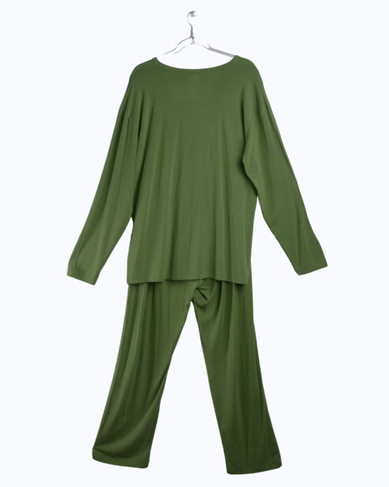 Men's Matching Family Christmas Pajamas, Green