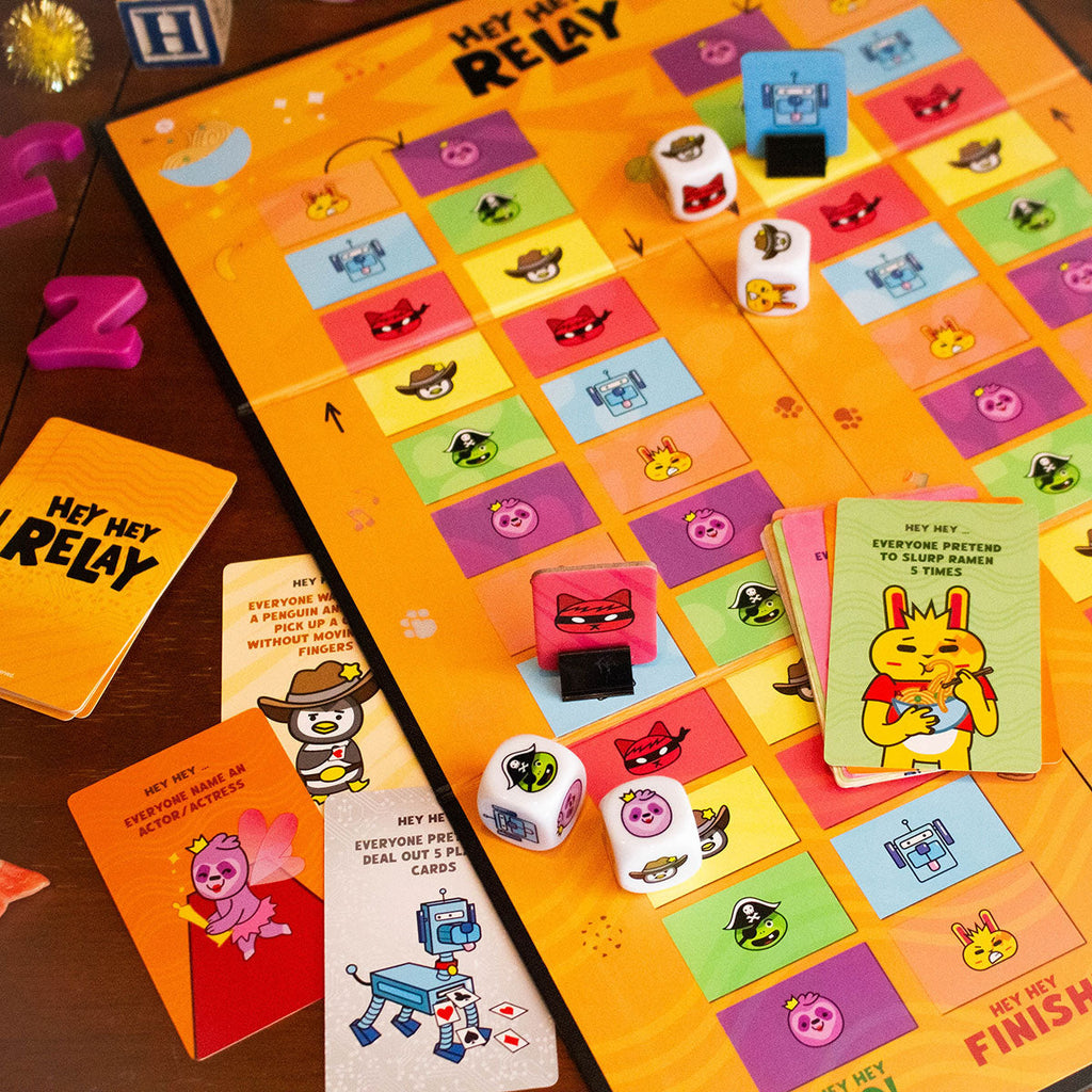Hey Hey Relay Team Party Game