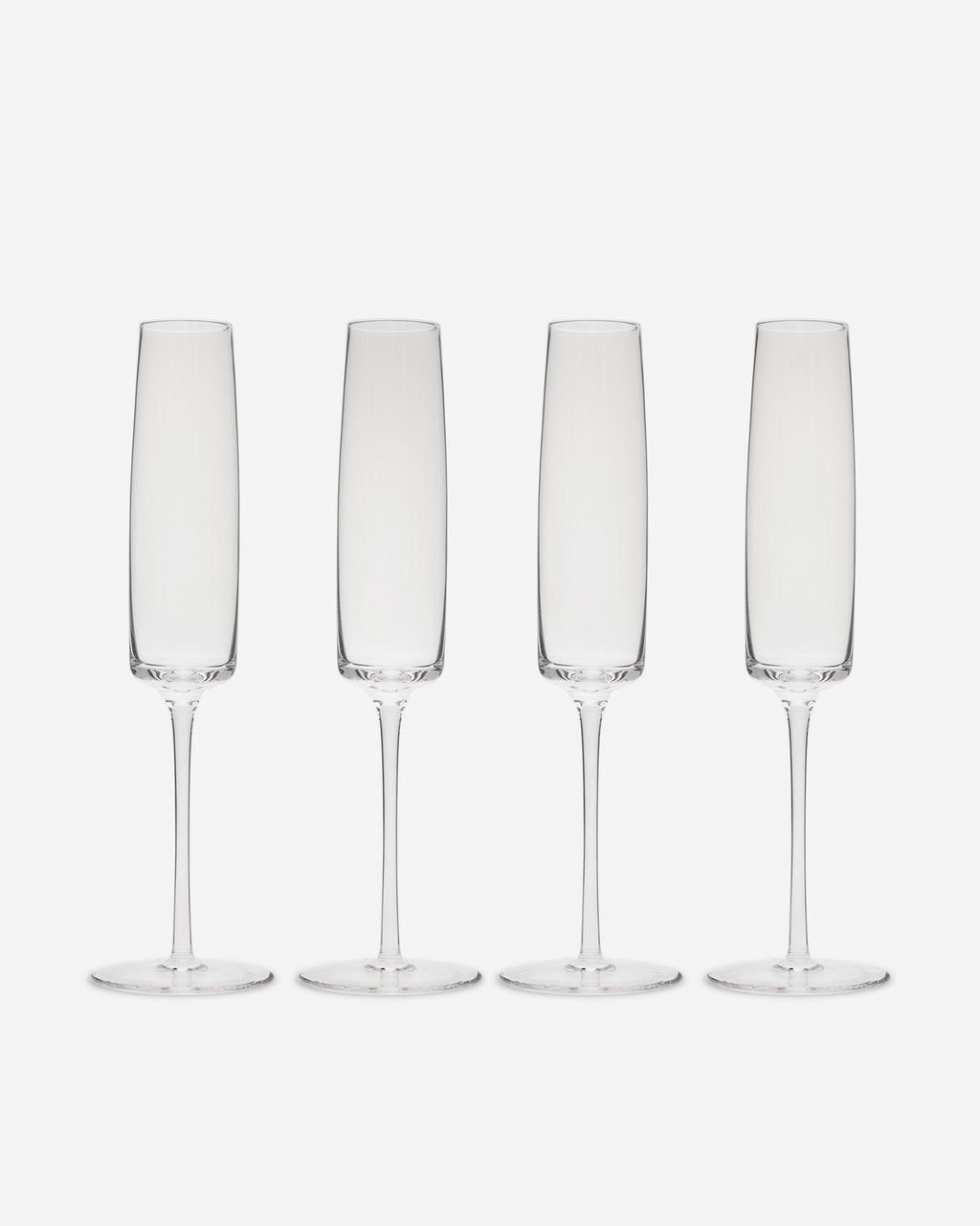Brant Handblown Champagne Glasses, Set of 4