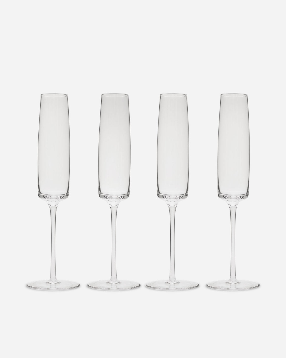Brant Handblown Champagne Glasses, Set of 4