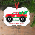 Monster Truck Christmas Ornament