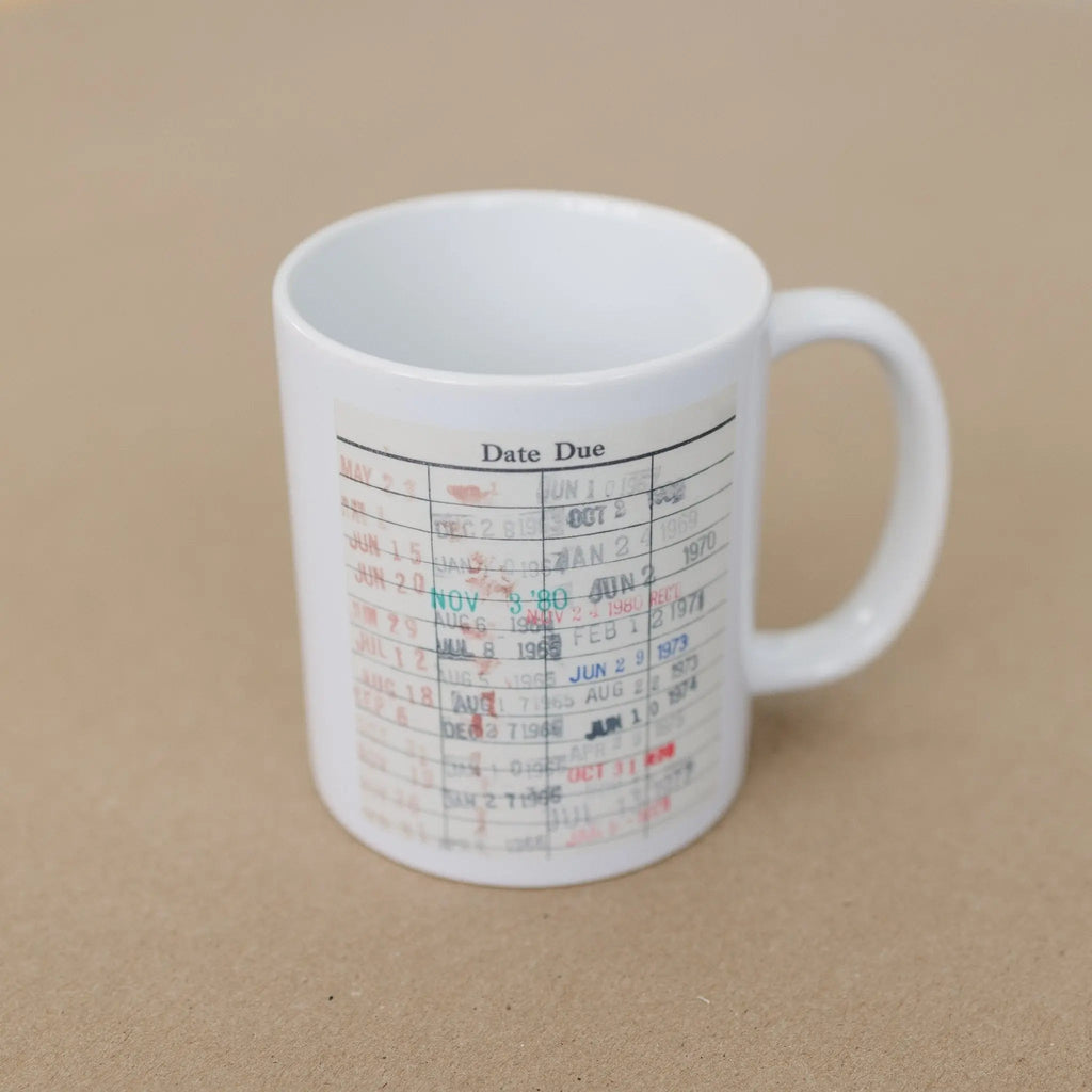 Library Card Coffee Mug, Gift for Readers