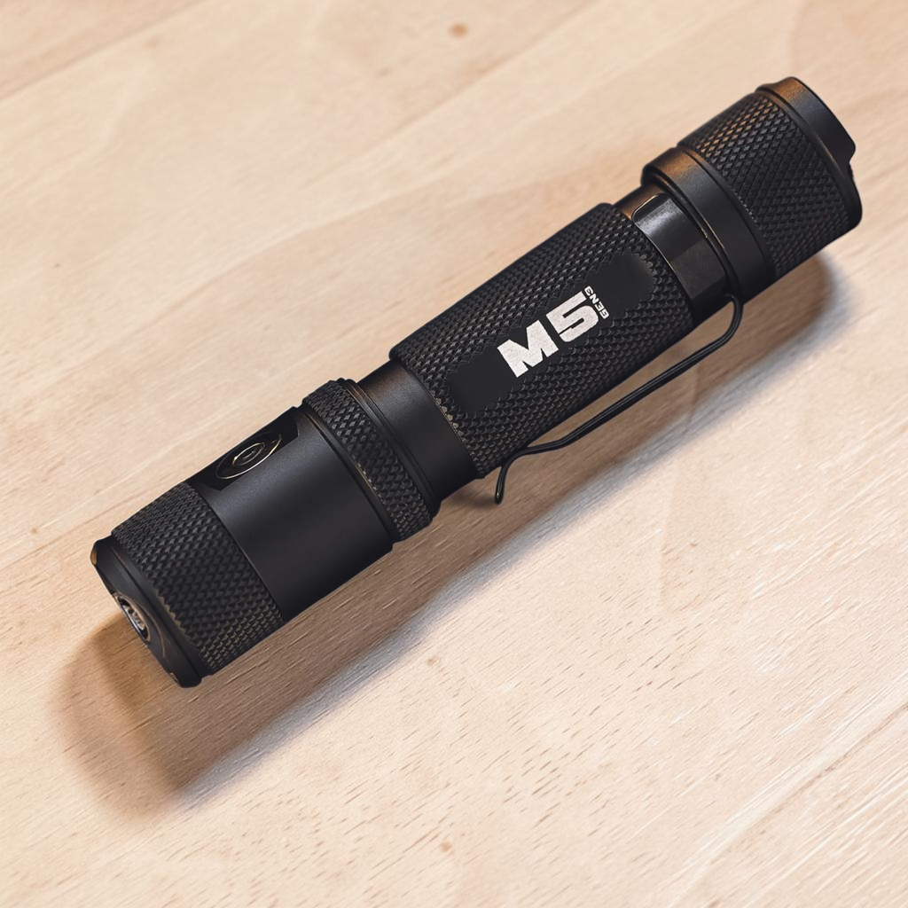 Powertac M5 Gen3 Rechargeable Flashlight, 2,030 Lumens