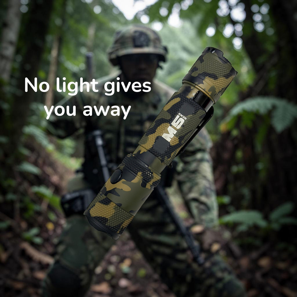 Powertac M5 Gen3 Rechargeable Flashlight, 2,030 Lumens