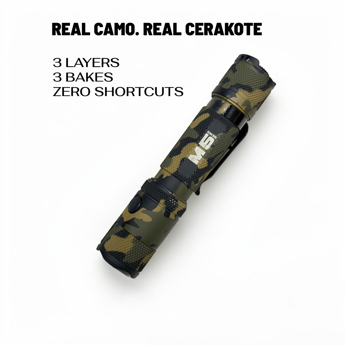 Powertac M5 Gen3 Rechargeable Flashlight, 2,030 Lumens