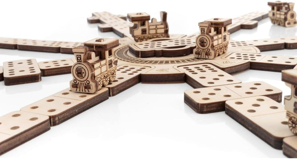 Mexican Train Dominoes, Wooden, 232 Pieces