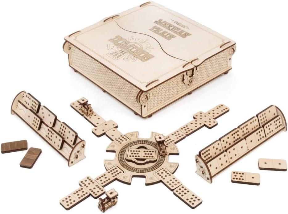 Mexican Train Dominoes, Wooden, 232 Pieces