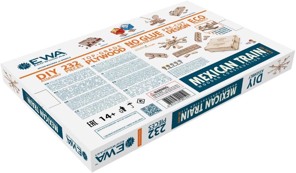 Mexican Train Dominoes, Wooden, 232 Pieces
