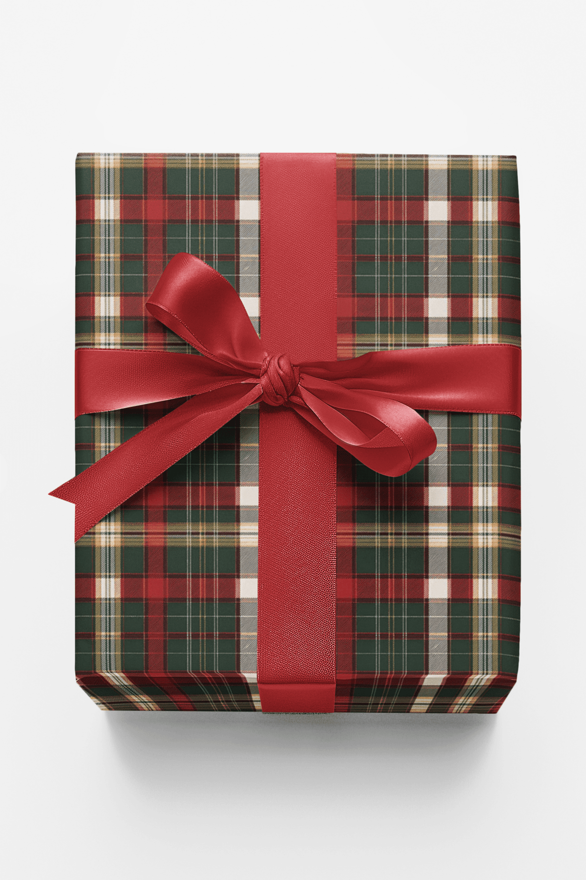 Evergreen Tartan Wrapping Paper