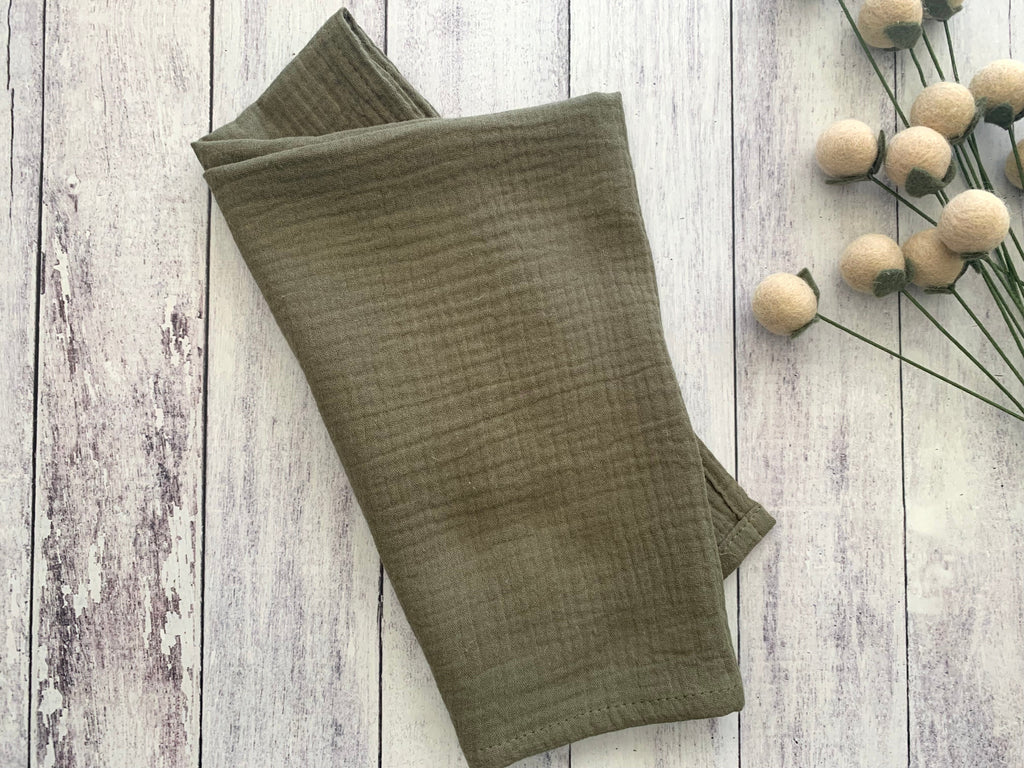 Cotton Crinkle Cloth Napkins, Set of 4