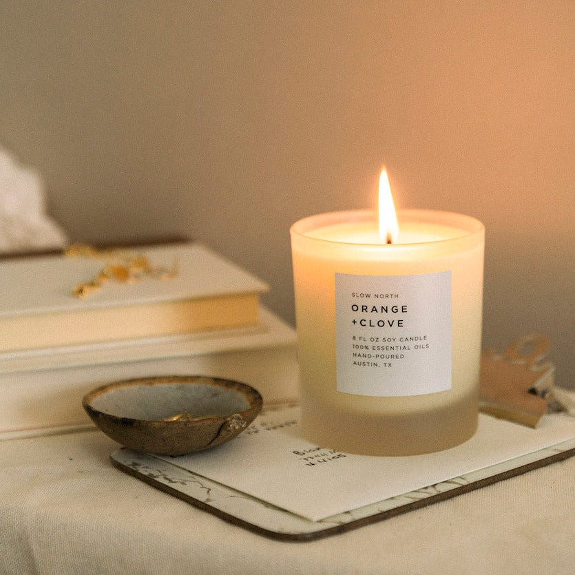 Orange and Clove Soy Candle