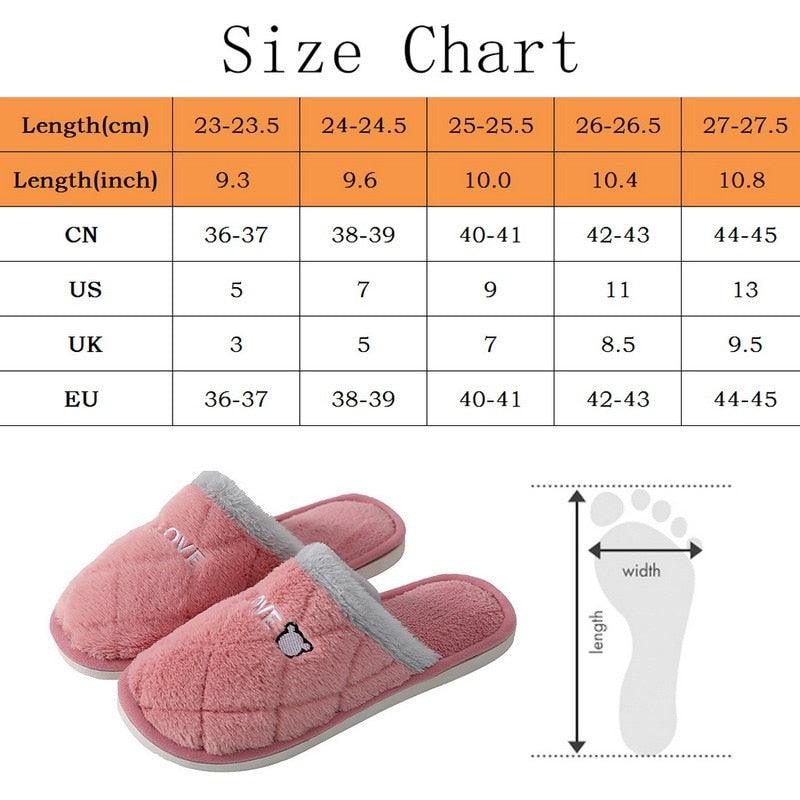 Memory Foam Faux Fur House Slippers