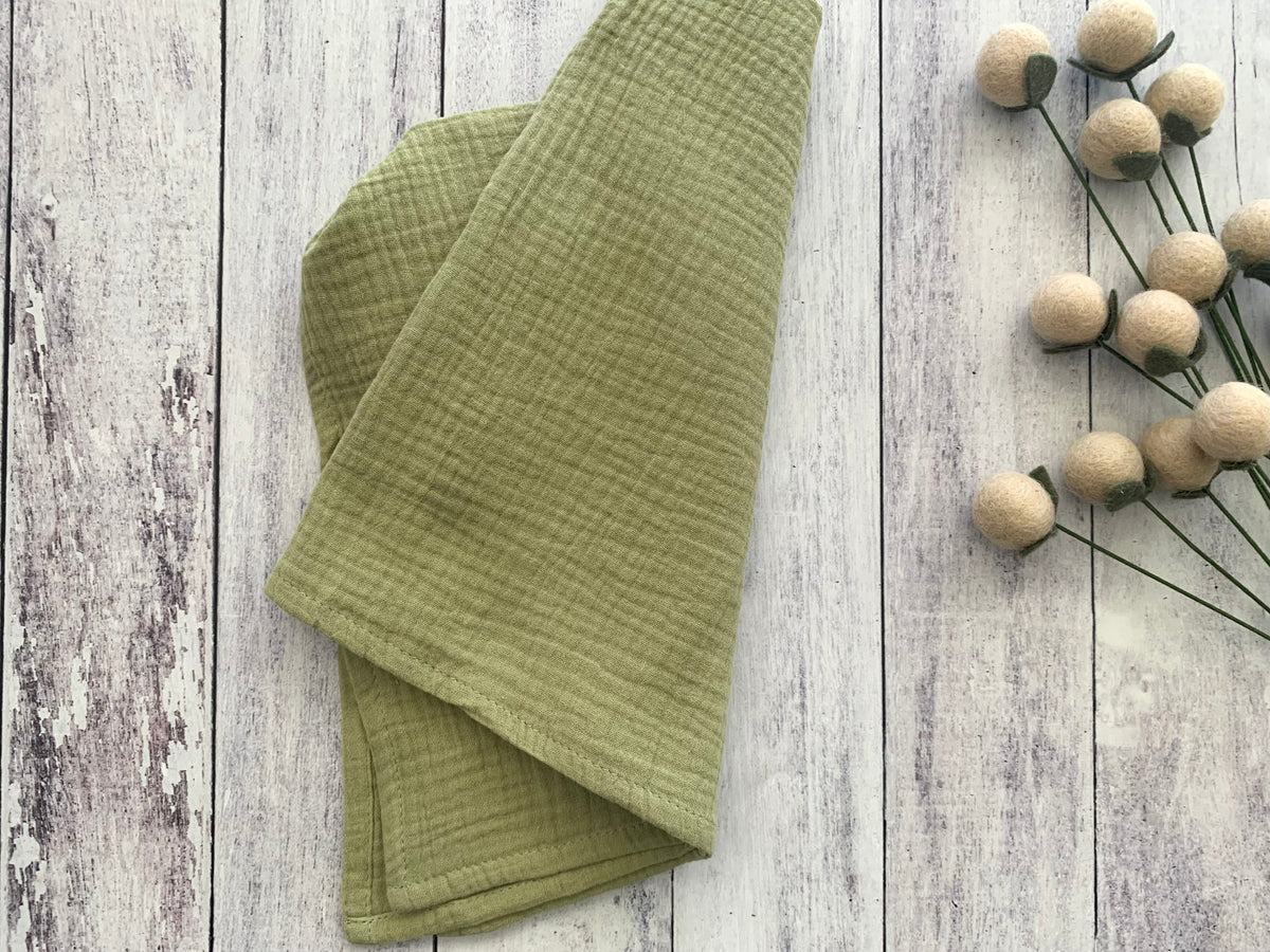 Cotton Crinkle Cloth Napkins, Set of 4