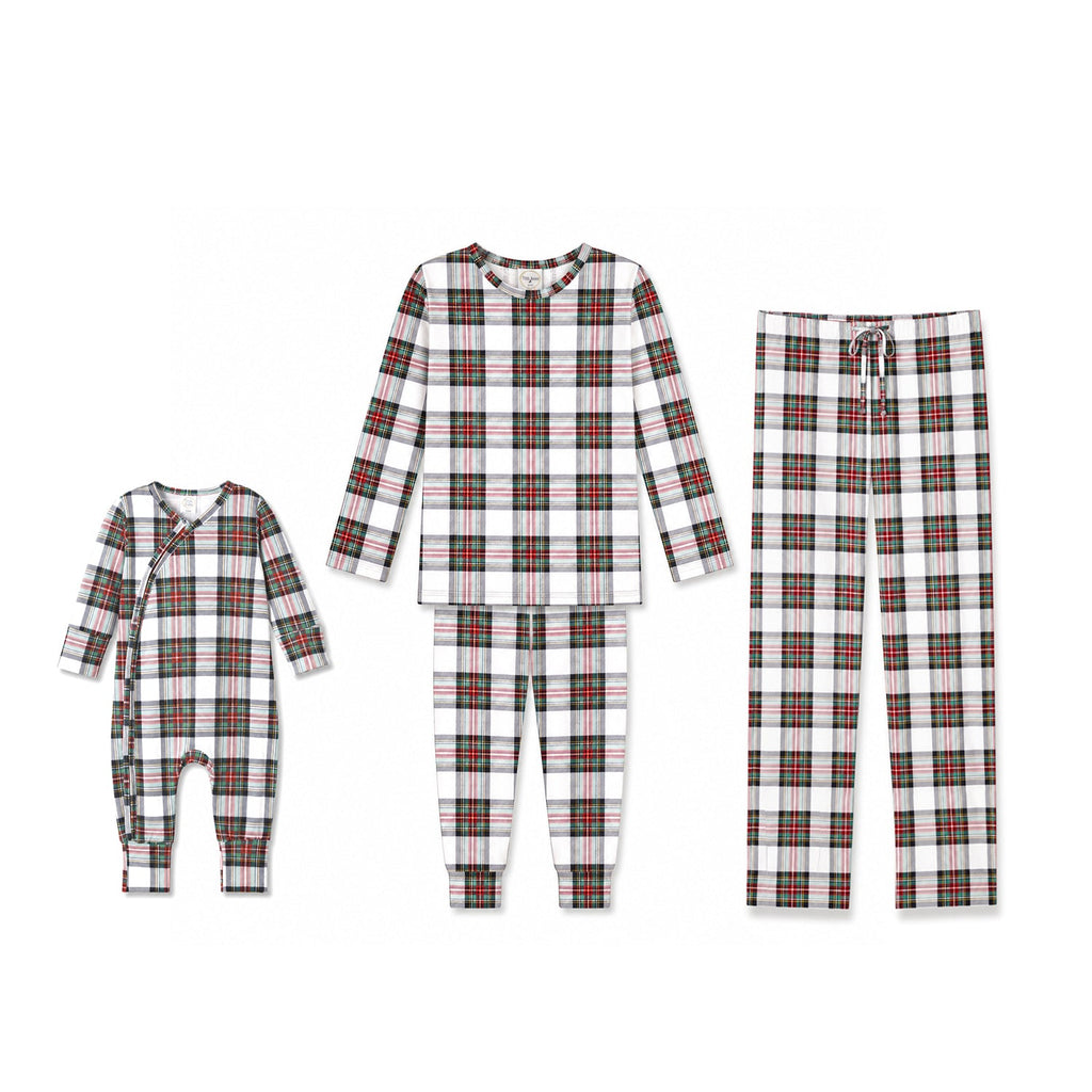 Christmas Plaid Family Matching Bamboo Pajamas