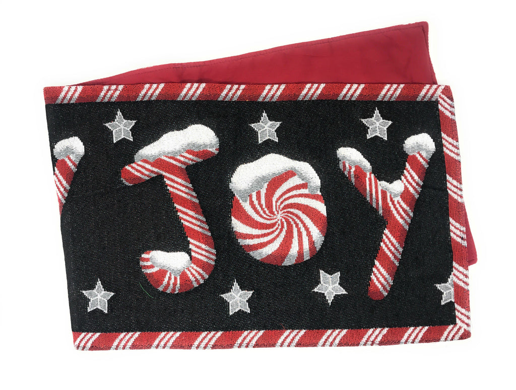 Peppermint Joy Holiday Table Set, 8 Pieces