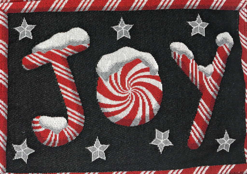 Peppermint Joy Holiday Table Set, 8 Pieces