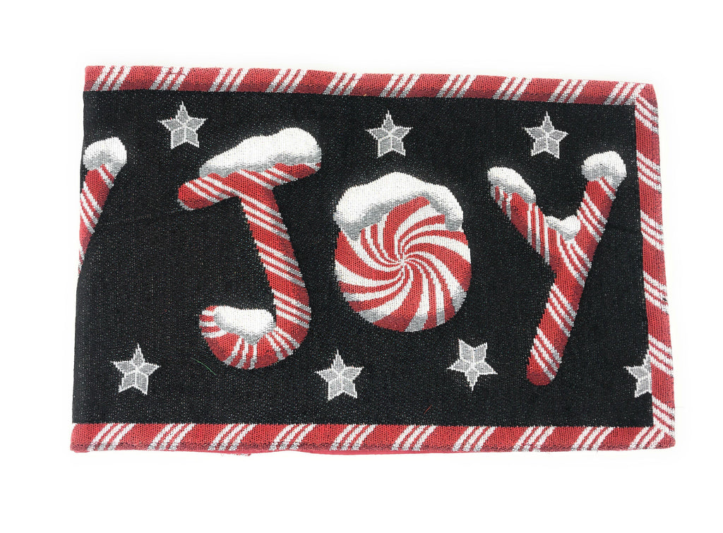 Peppermint Joy Christmas Table Runner