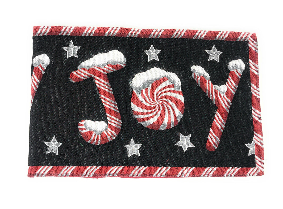 Peppermint Joy Christmas Table Runner