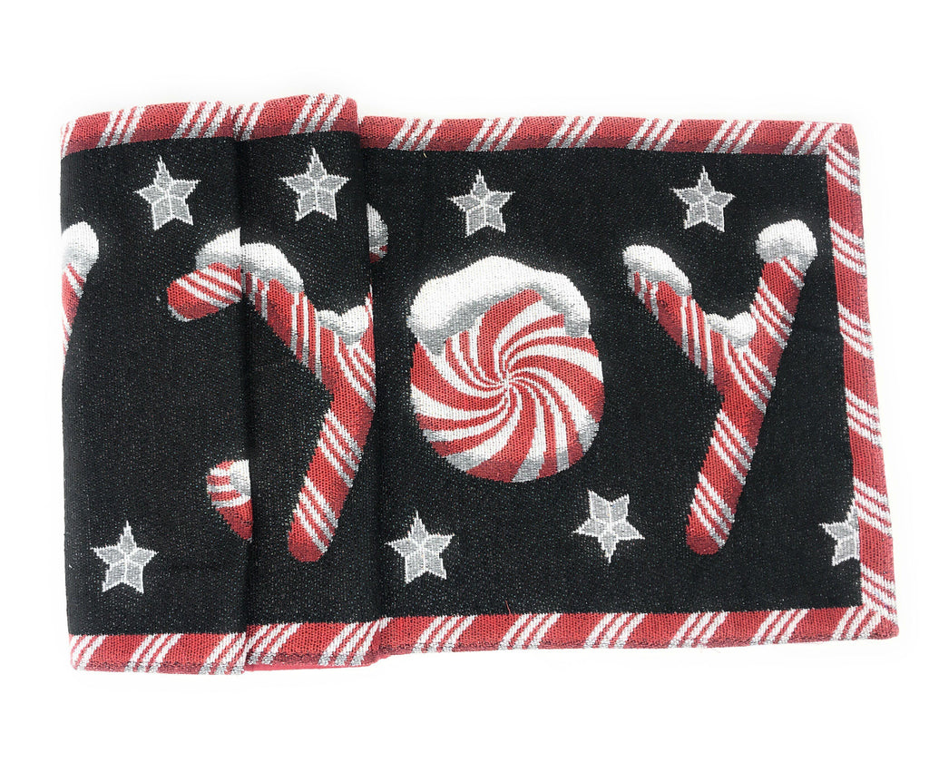 Peppermint Joy Christmas Table Runner