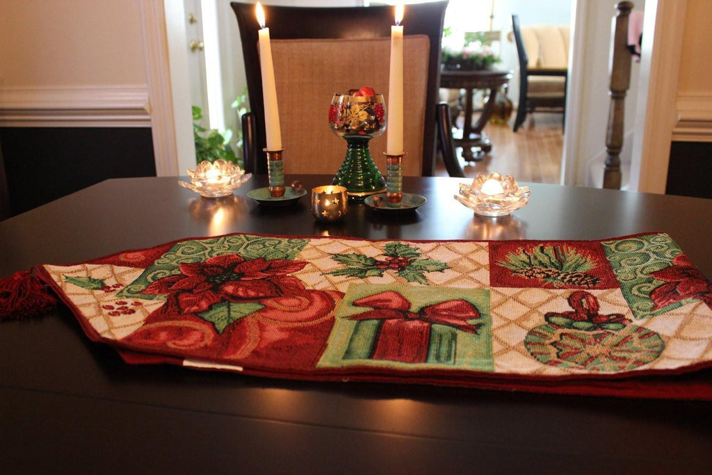 Holiday Tidings Christmas Table Runner