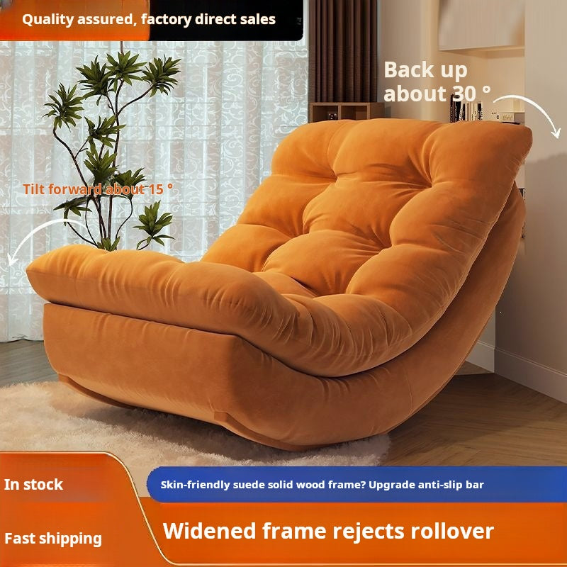 Reclining moon chair