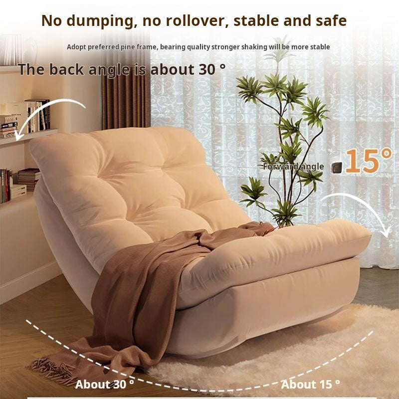 Reclining moon chair