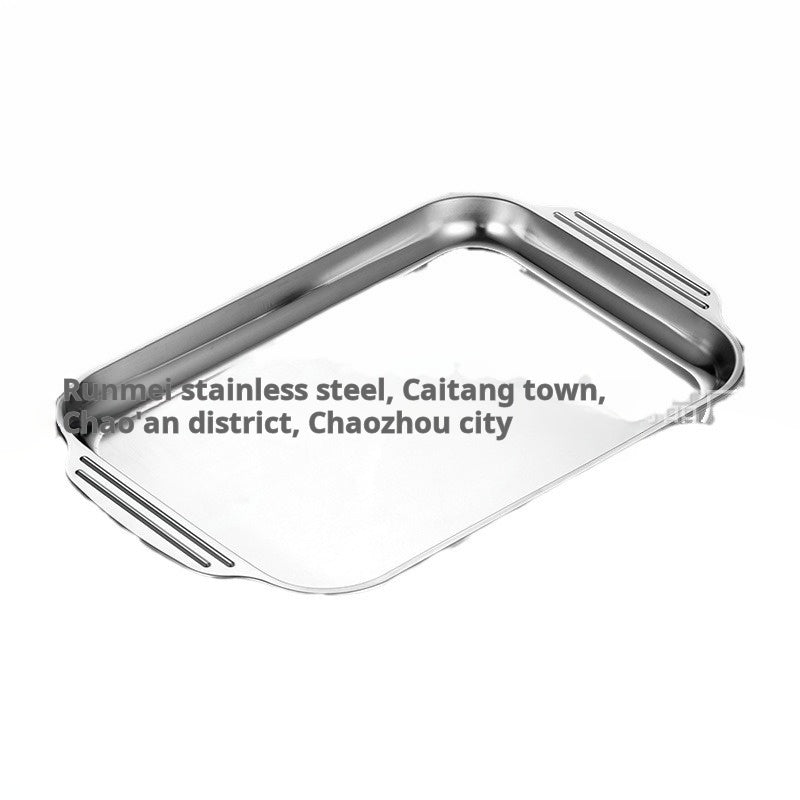 Stainless steel roasting pan