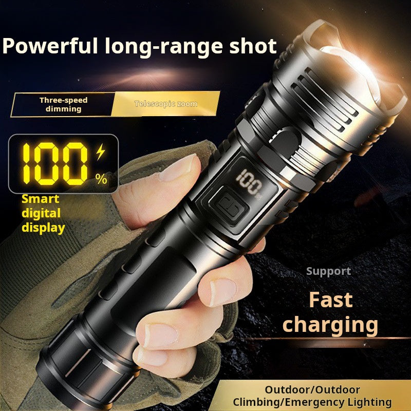 Rechargeable LED flashlight