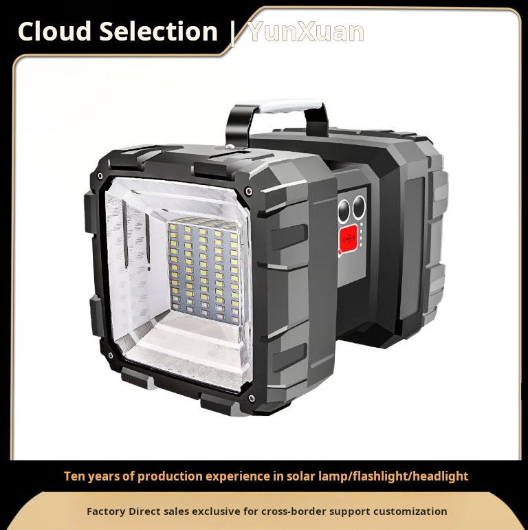 Rechargeable handheld searchlight