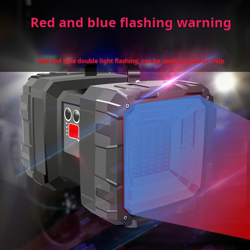 Rechargeable handheld searchlight