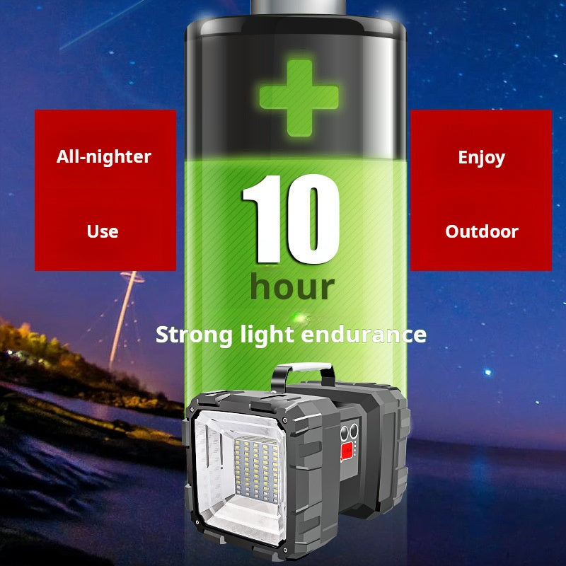 Rechargeable handheld searchlight