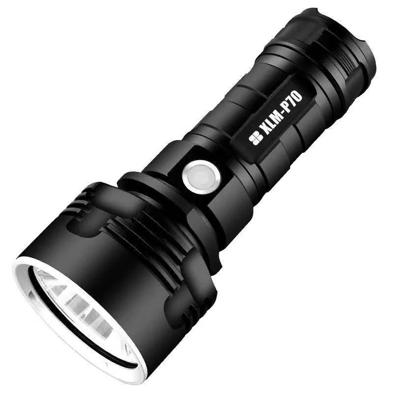 Rechargeable zoom LED flashlight