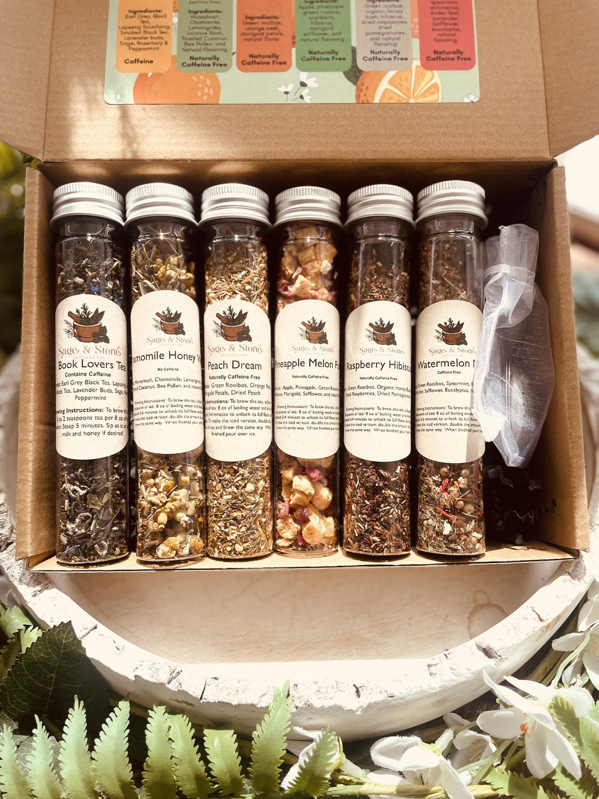 Herbal Tea Sampler Gift Set