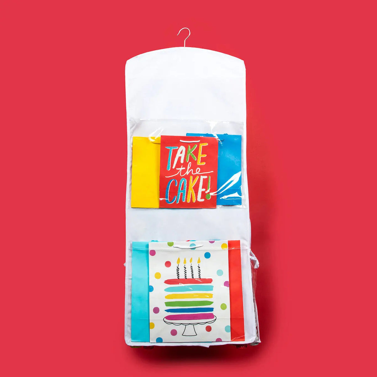 Hanging Gift Wrap Storage Organizer