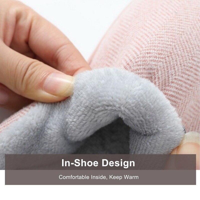 Memory Foam Faux Fur House Slippers