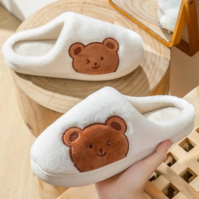 Memory Foam Faux Fur House Slippers