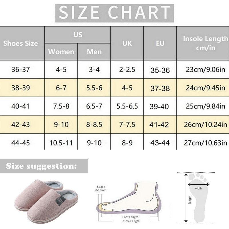 Memory Foam Faux Fur House Slippers