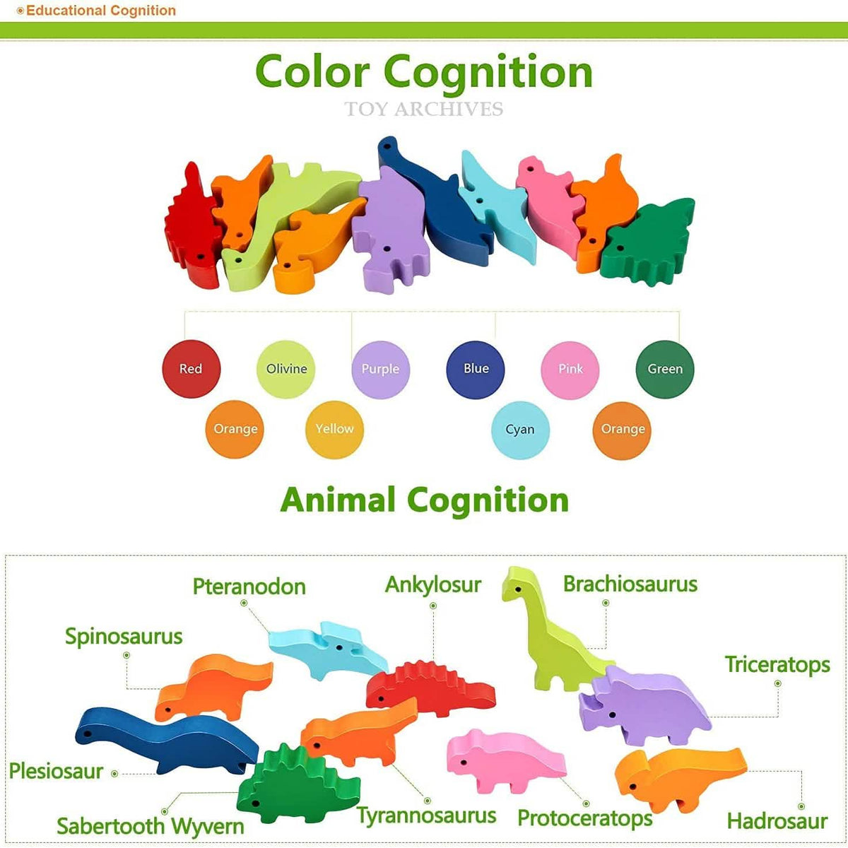 Wooden Animal Stacking Toy