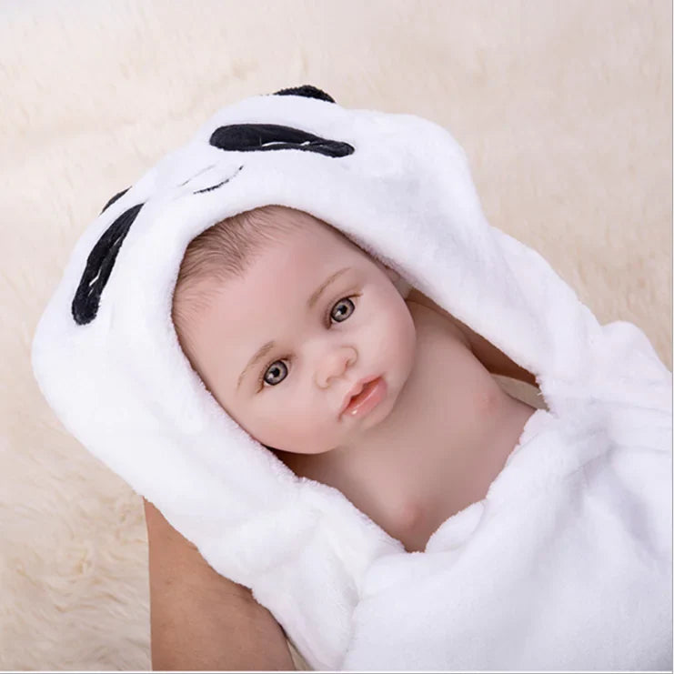Realistic Silicone Reborn Baby Doll, 17 in
